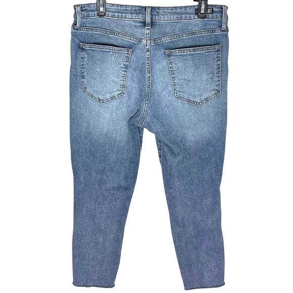 KUT FROM THE KLOTH Women’s Rachel Mom Jeans Distressed Light Wash 12 - Picture 4 of 4